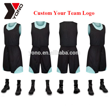 plain design basketball jersey sets für männer großhandel hohe qualität konkurrenzfähiger preis neue basketball uniform kits